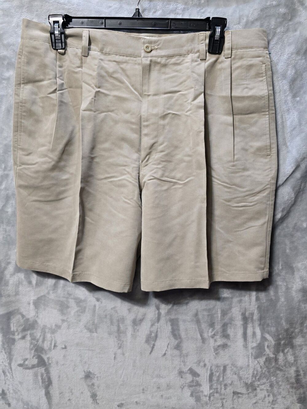NWT Arnold Palmer Golf Chino Shorts Mens 38W Beige Tan Taupe Preppy Classic
